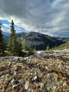hiking in Kananaskis, Alberta