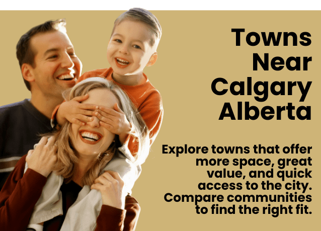 Towns near Calgary Alberta